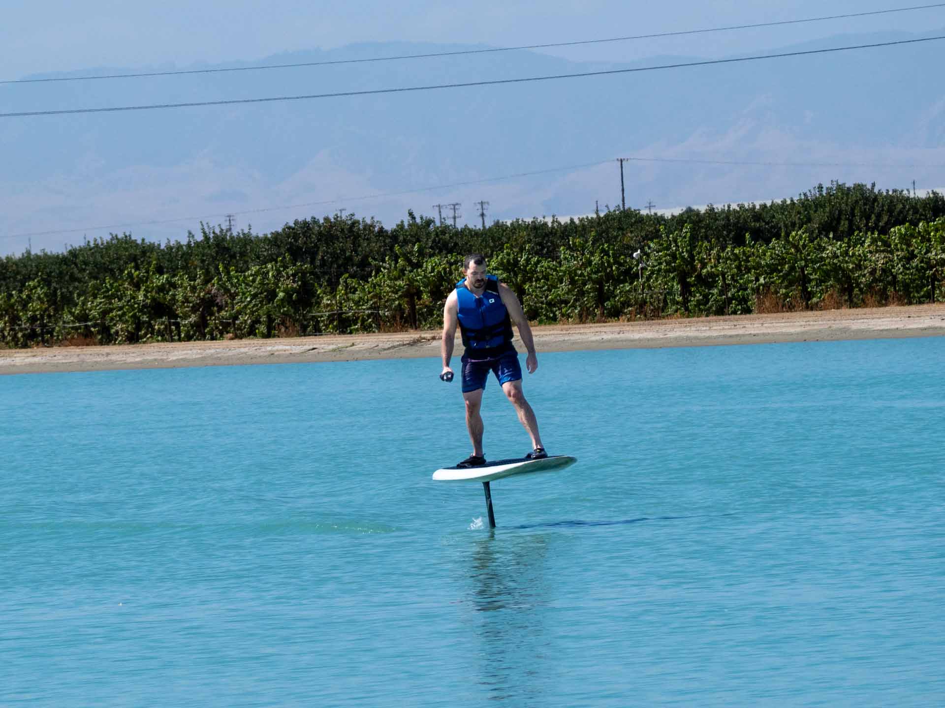 Onewheeler learning to eFoil